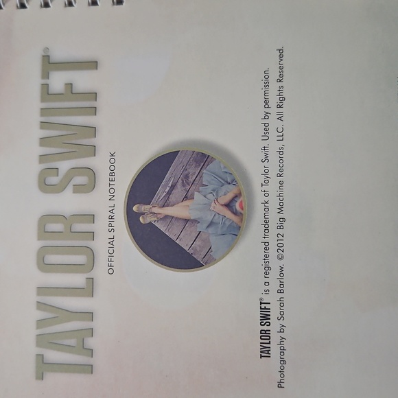 Taylor Swift Notebook - Picture 4 of 4